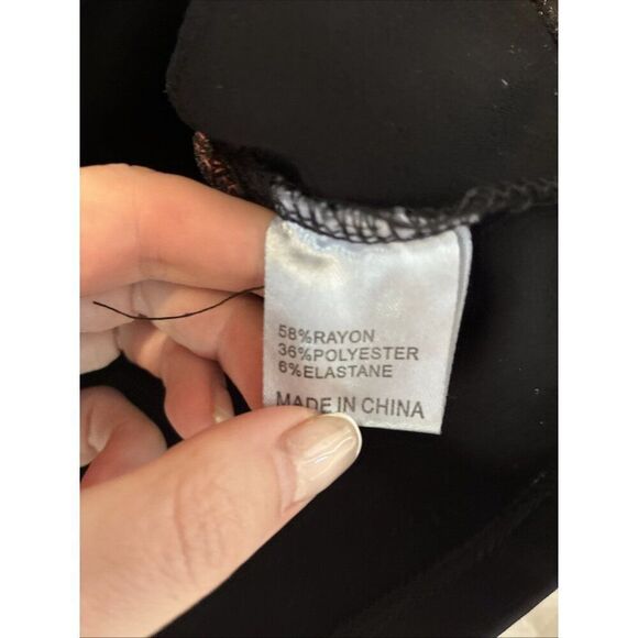 LF Los Angeles Sport Black Orange Crop Long Sleeve Oversized Jacket Small - Picture 5 of 5